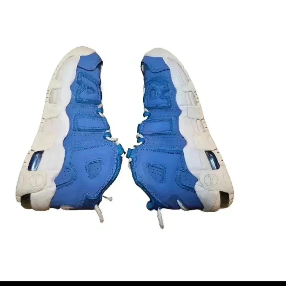 Nike Youth Blue And White Air More Uptempo Sneaker 6.5 Y 8W